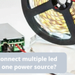 How to connect multiple led strips to one power source?