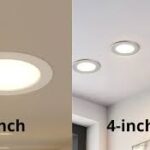 4 inch vs 6 inch recessed lighting