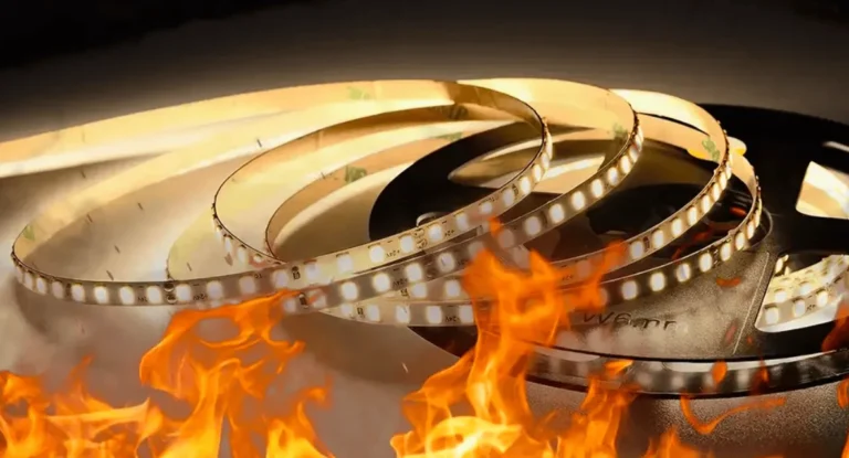 Are led strip lights a fire hazard?